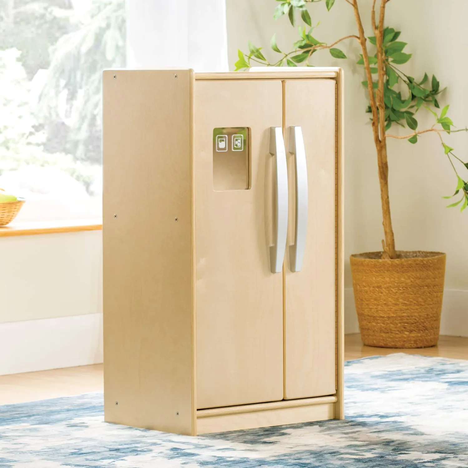 Guidecraft EdQ speelkoelkast naturel hout