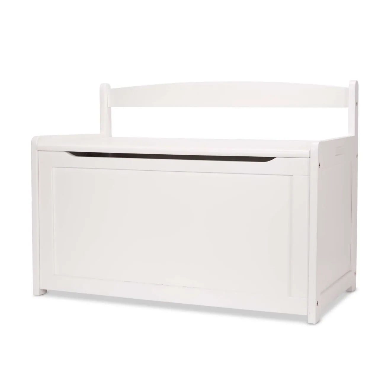Melissa & Doug Wooden Toy Chest speelgoedkist wit hout