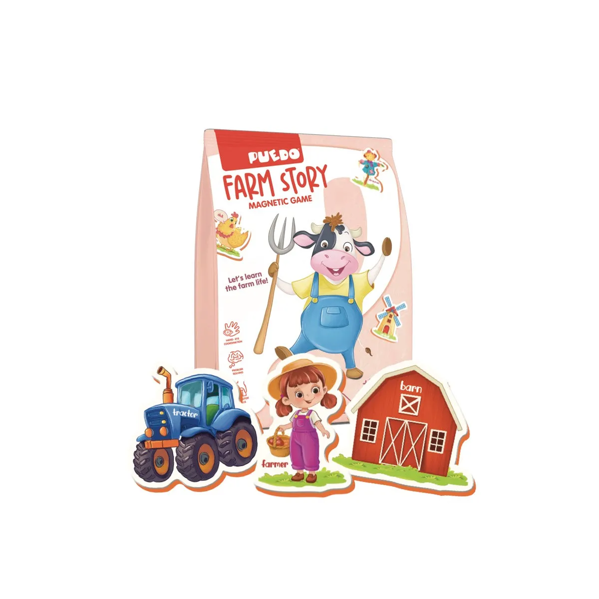 Puedo magnetische spellen set 3 spellen leren