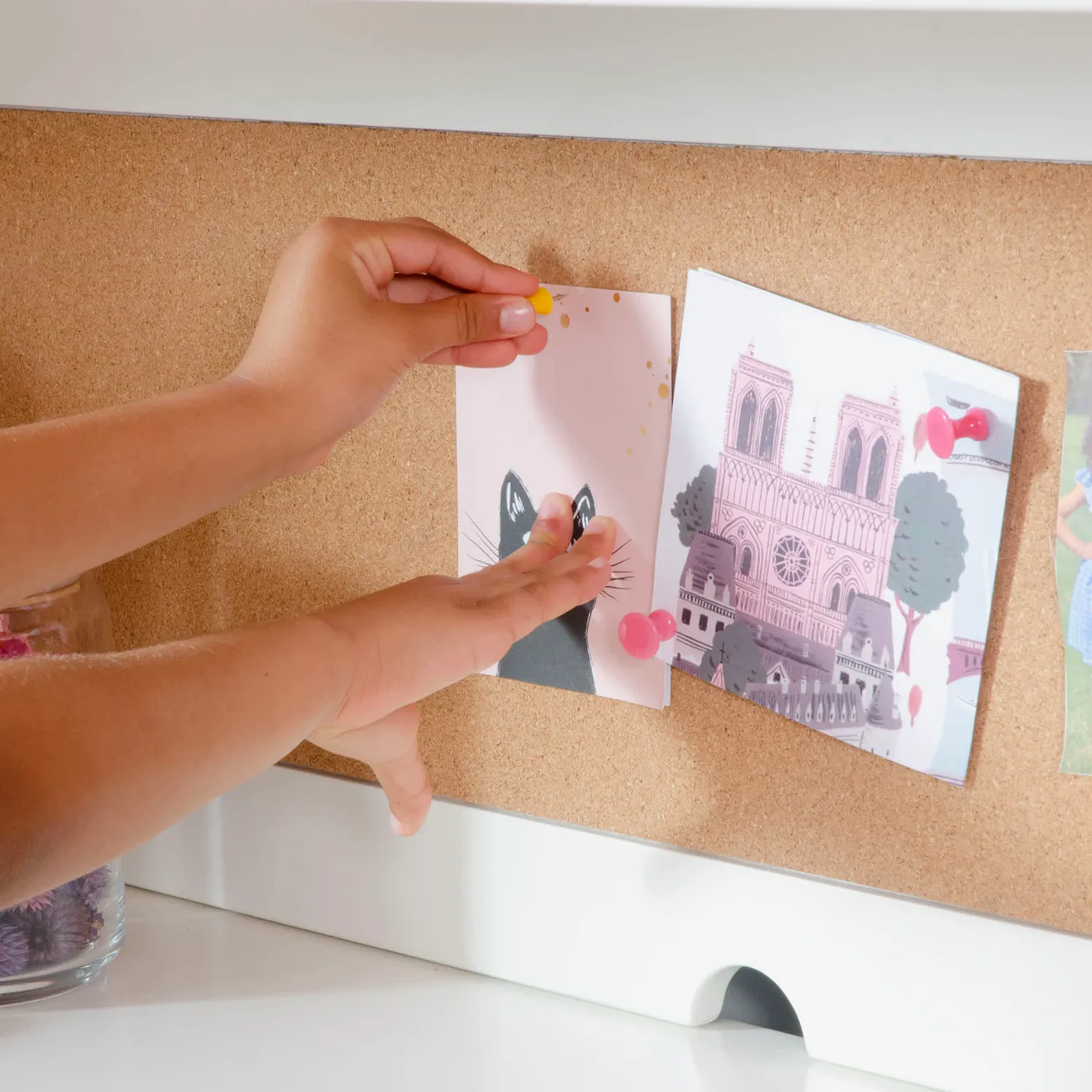 Guidecraft Madison Hutch bureau opzetkast hout
