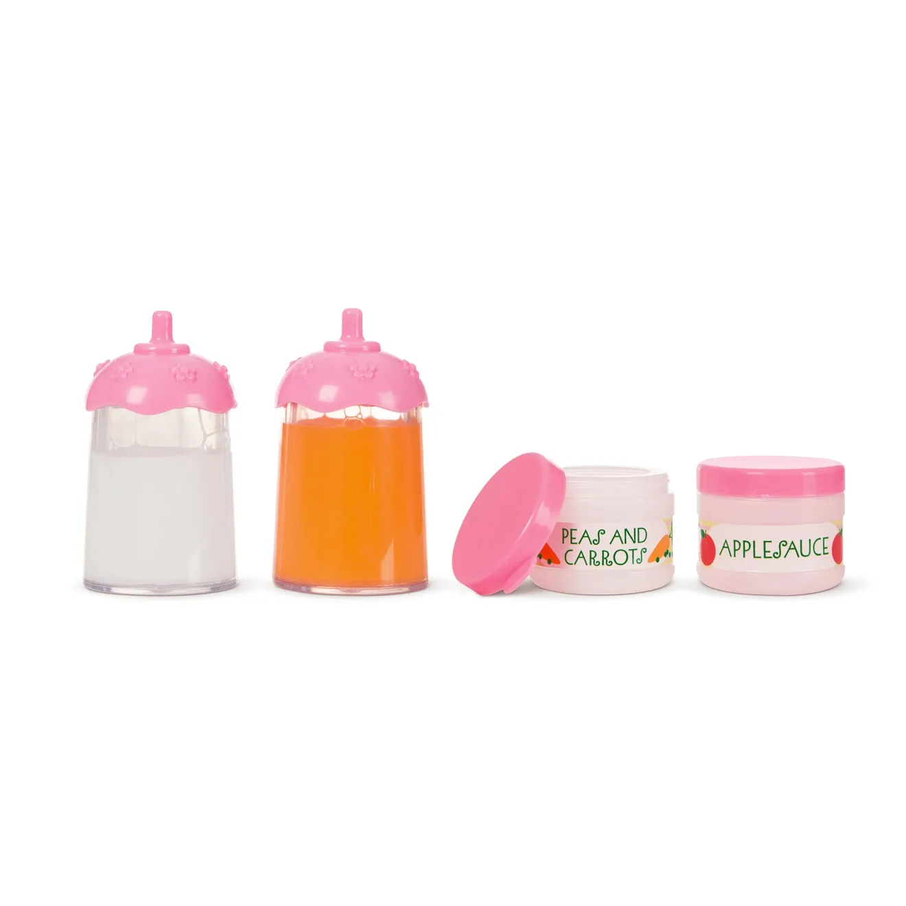 Melissa & Doug Mine to Love Baby Food & Bottle poppenset 8-delig