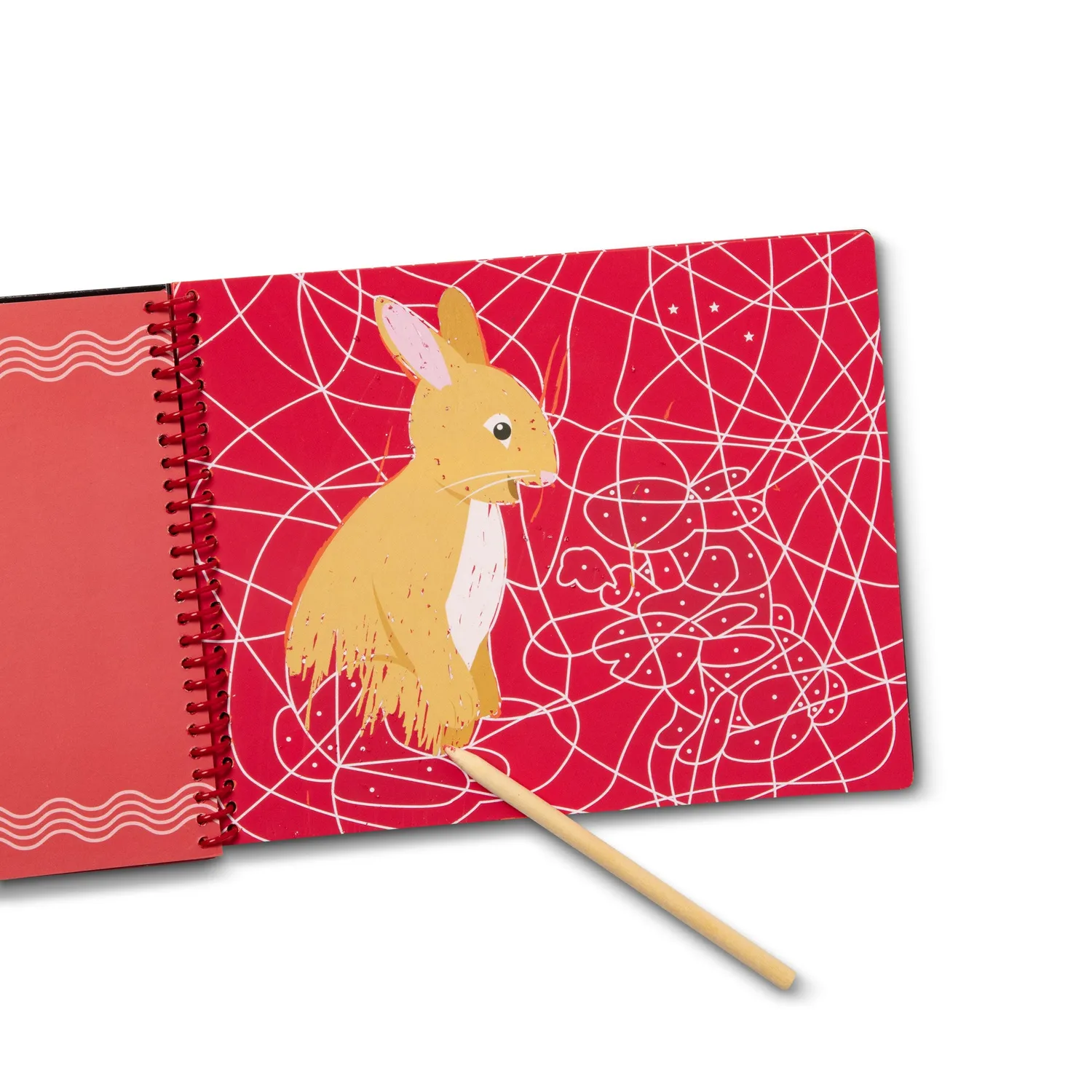 Melissa & Doug Animal Families krasboek 12 kraskaarten met pen