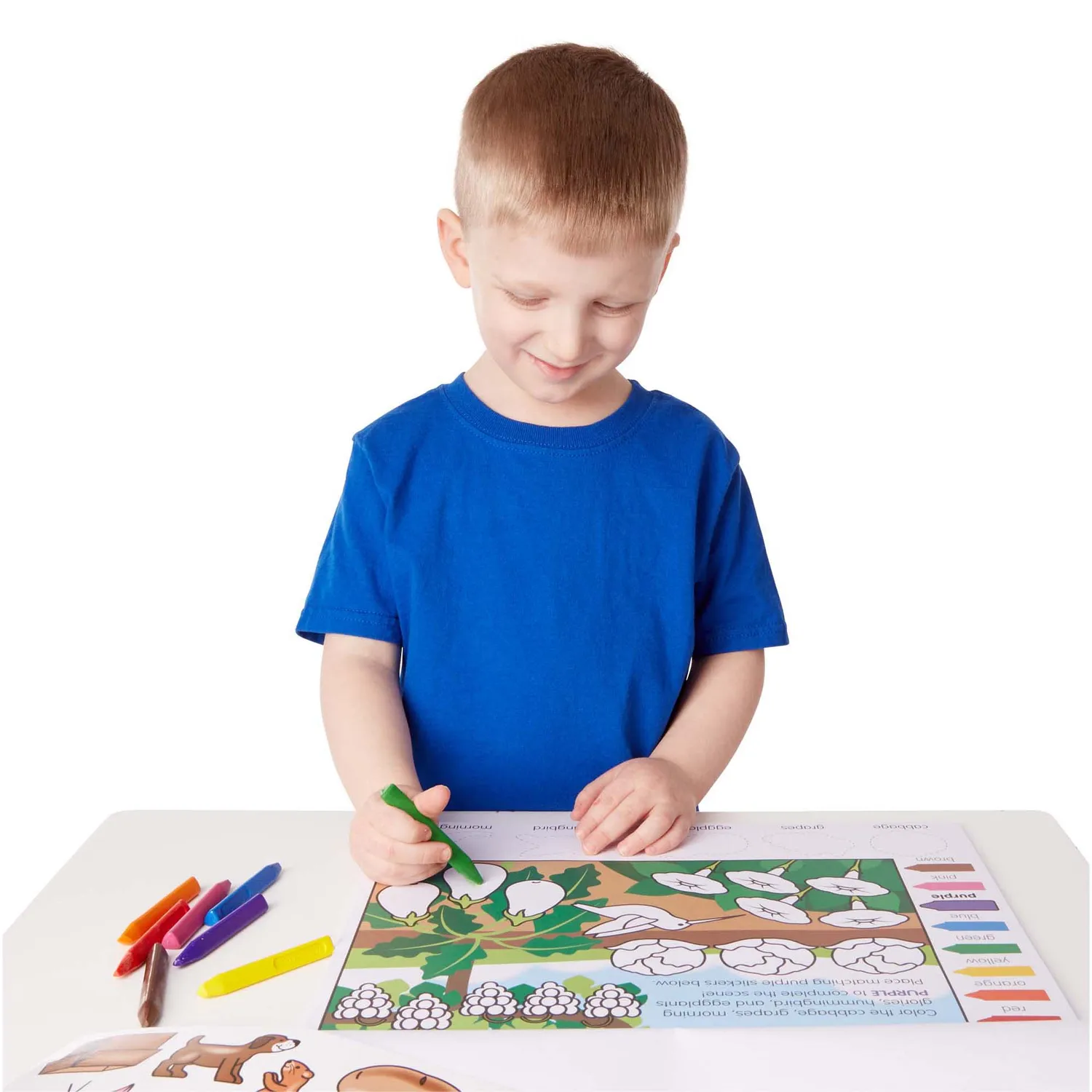Melissa & Doug Colors & Shapes activiteitenblok stickers