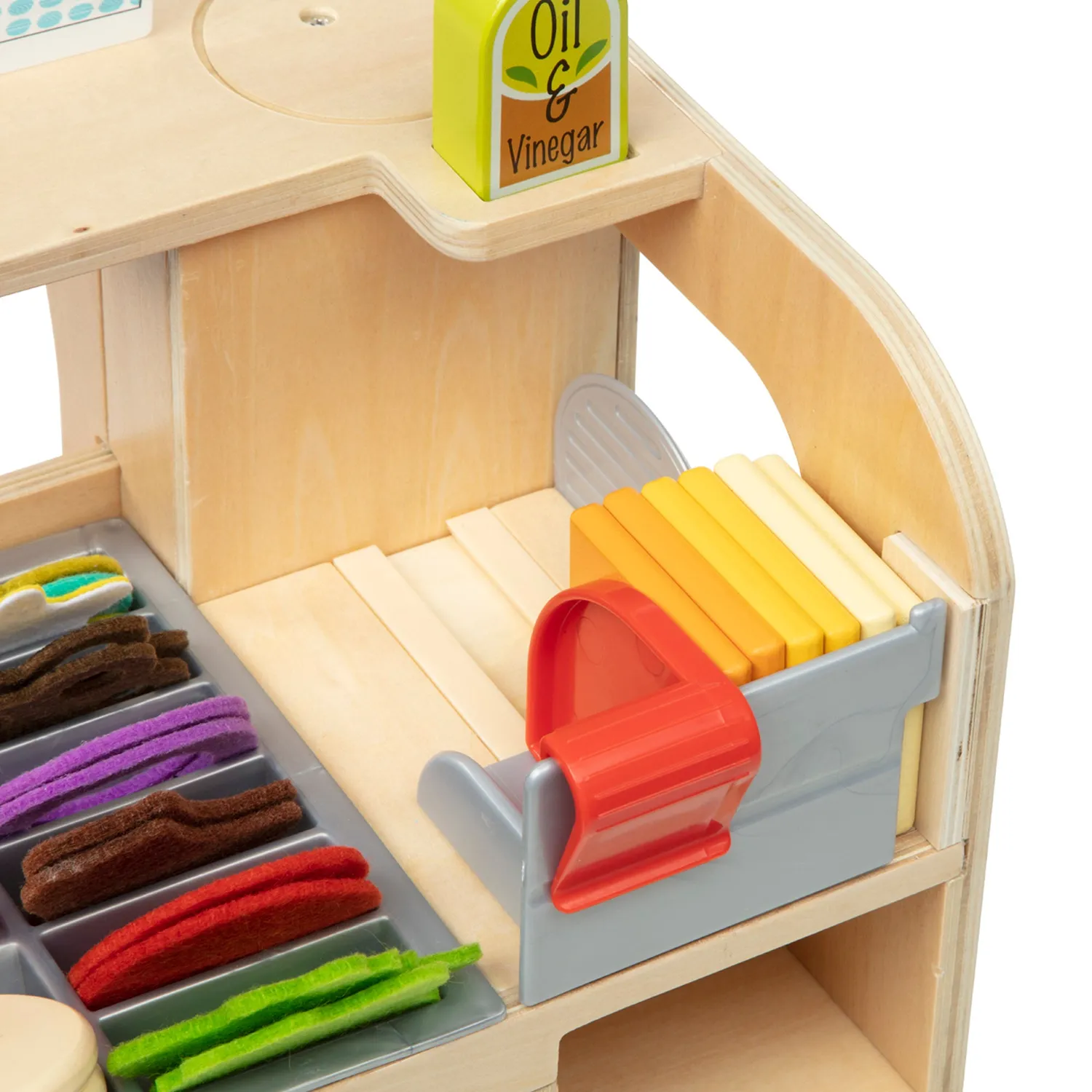 Melissa & Doug Slice & Stack Sandwich Counter 52-delig