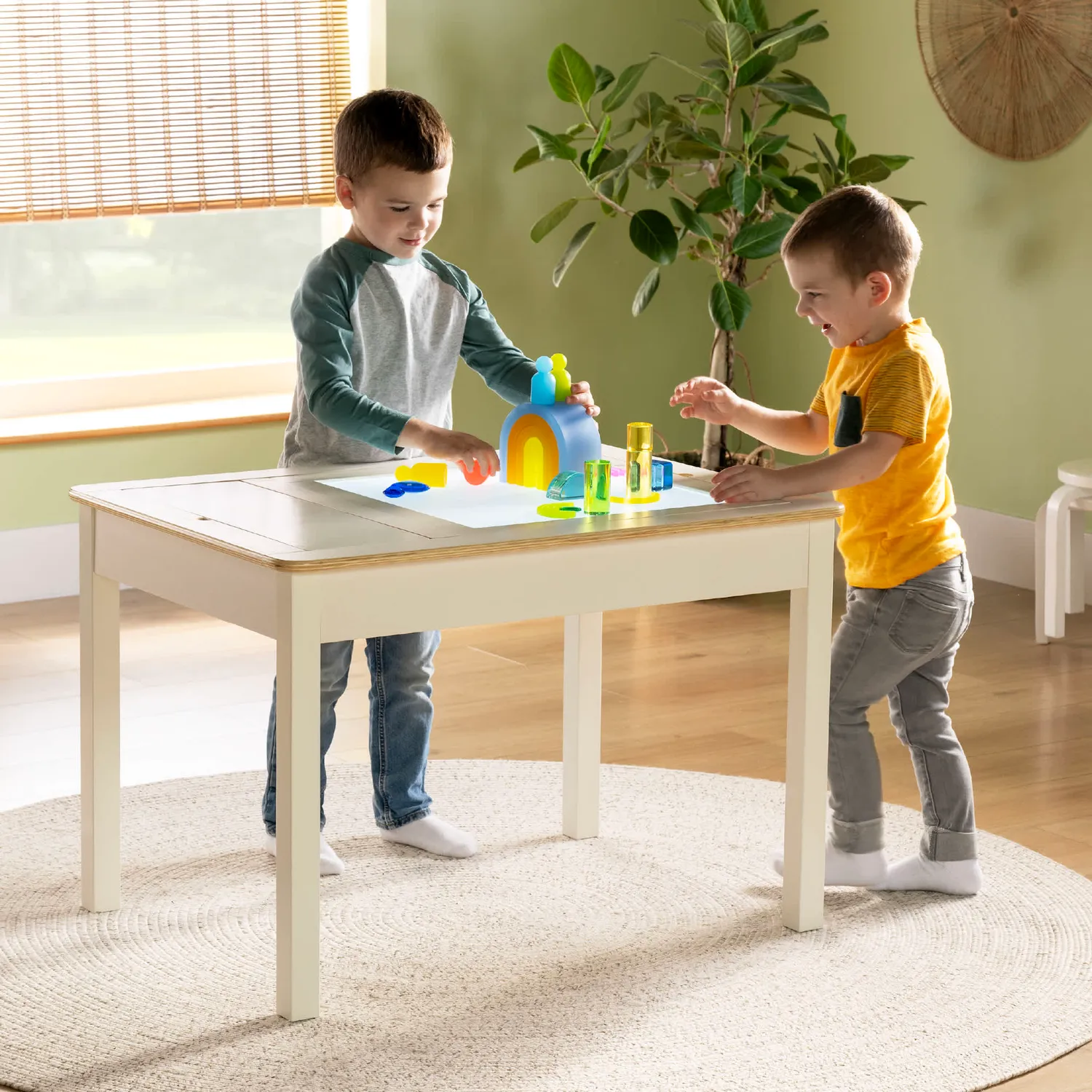 Guidecraft EdQ LED Activity Table lichttafel naturel