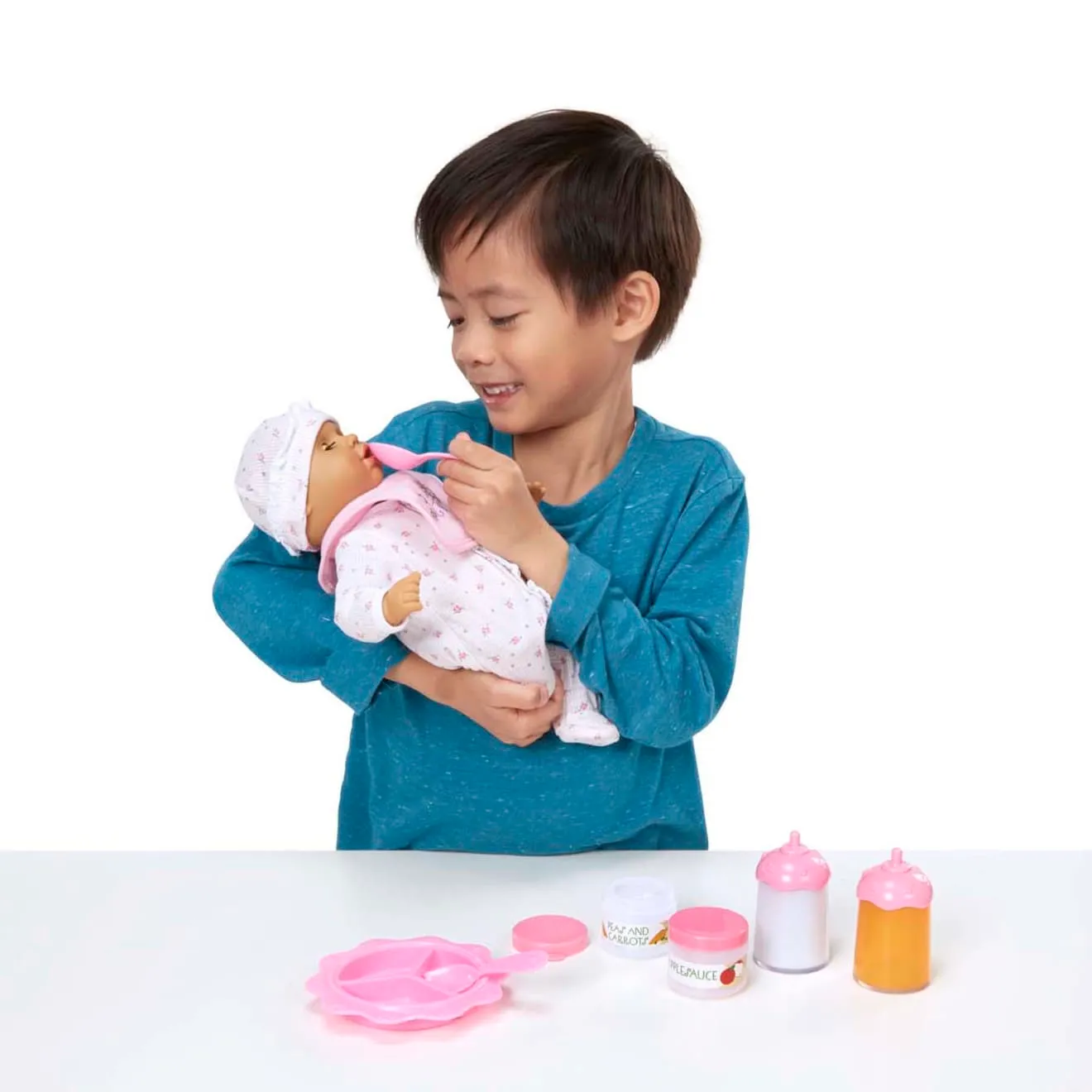 Melissa & Doug Mine to Love poppenaccessoires voeden en verschonen