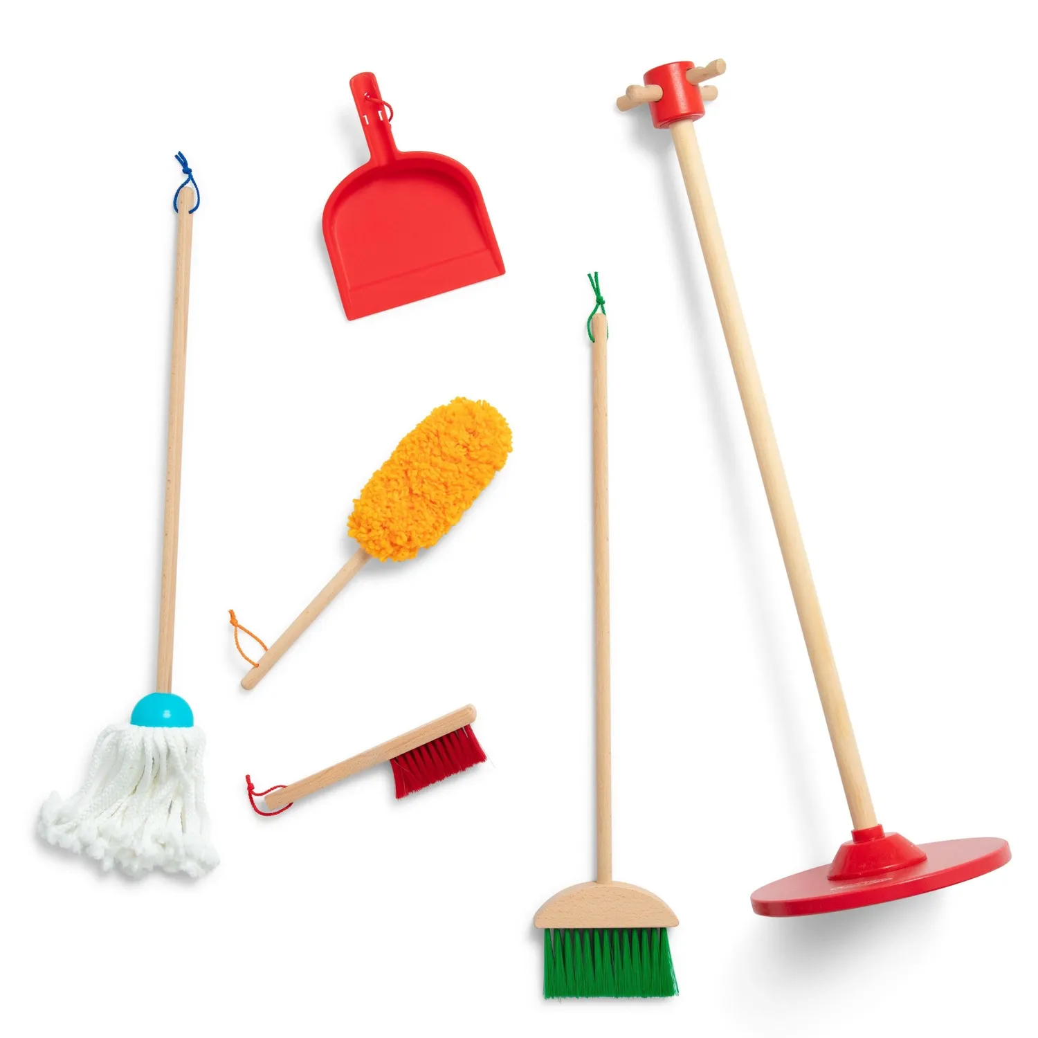 Melissa & Doug Dust Sweep Mop schoonmaakset 6-delig