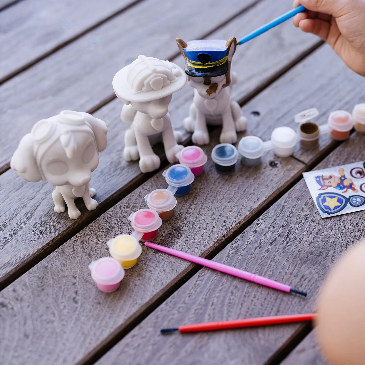 Melissa & Doug PAW Patrol Pup Figurines knutselset 3 stuks met verf