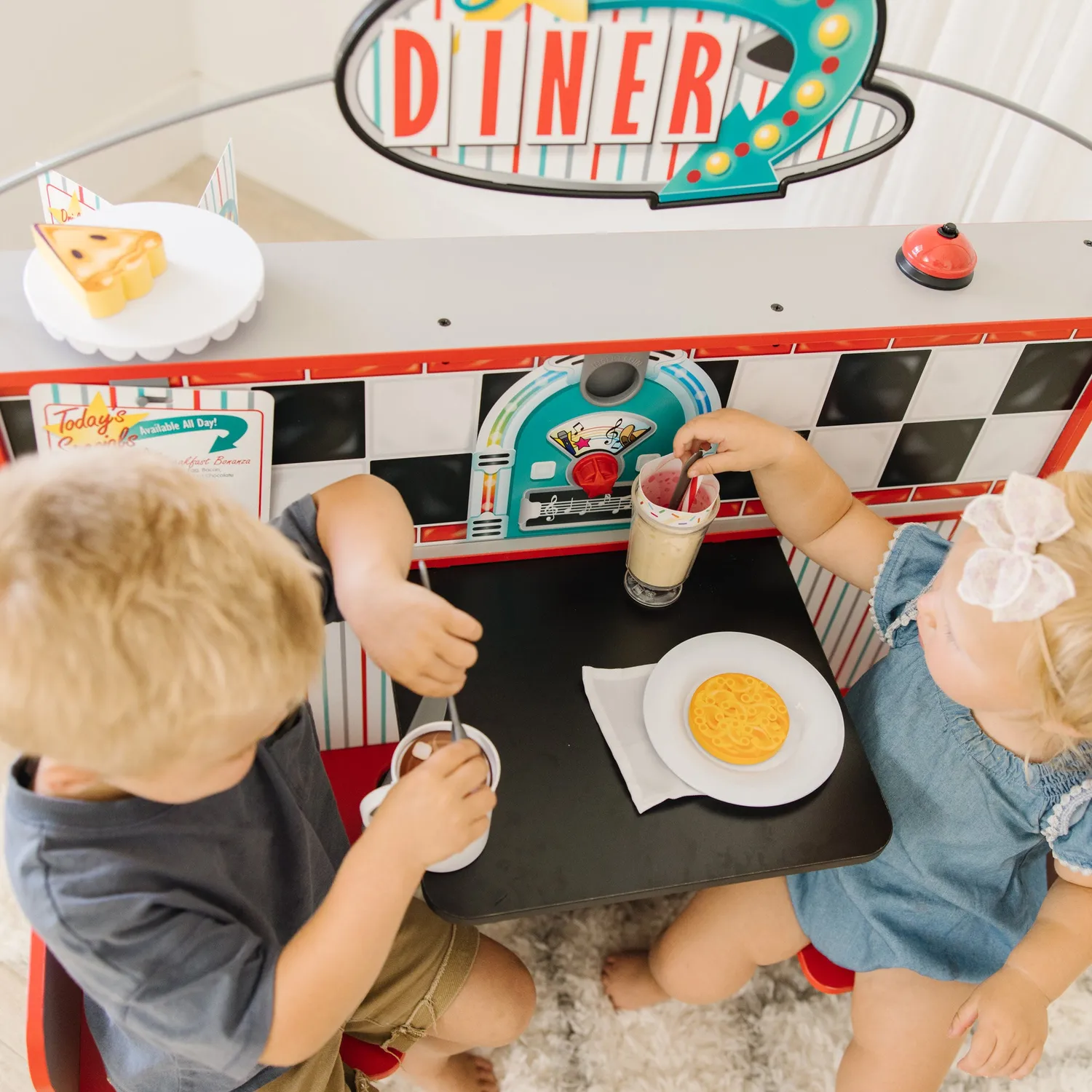 Melissa & Doug Star Diner houten speelrestaurant keuken