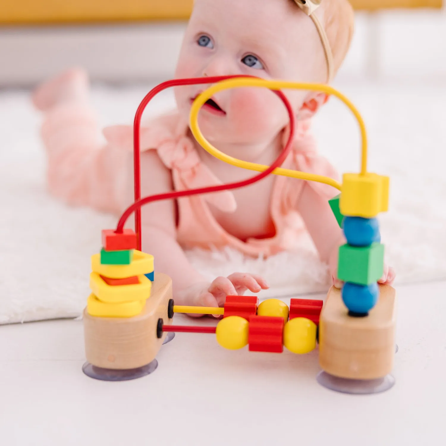 Melissa & Doug First kralendoolhof met zuignap 12+ maanden