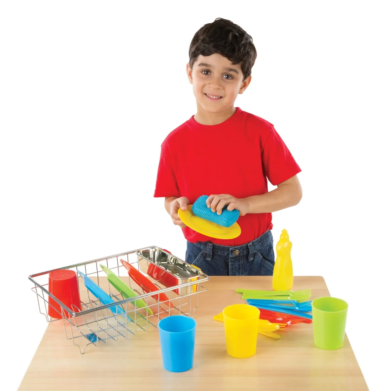 Melissa & Doug Let’s Play House afwas speelservies 4-persoons