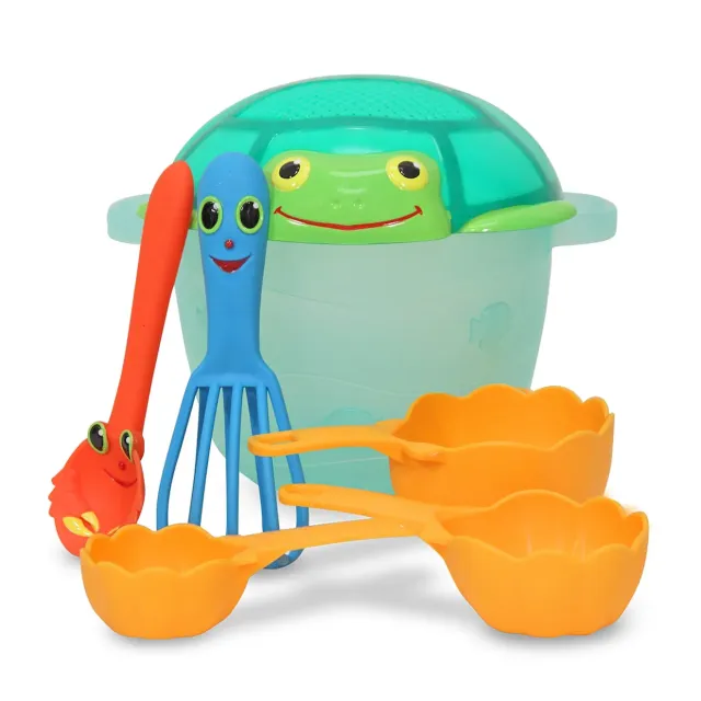Melissa & Doug Seaside Sidekicks zandbakspeelgoed bakset