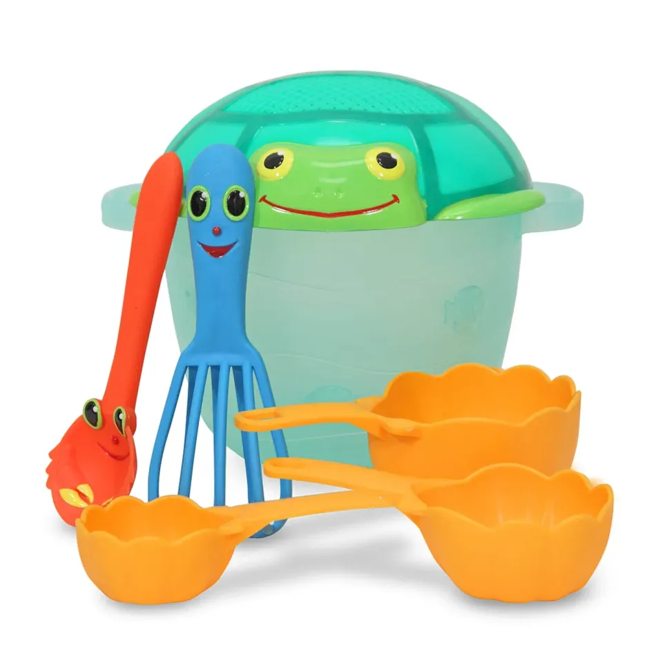 Melissa & Doug Seaside Sidekicks zandbakspeelgoed bakset