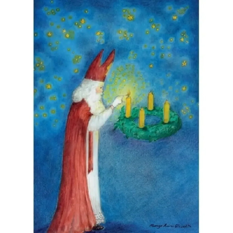 Ginger Fairy Eentje van Margo Sint Nicolaas lichtbrenger kaart 10,5x15