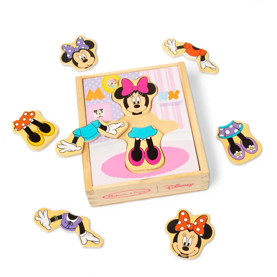 Melissa & Doug Minnie Mouse Mix & Match aankleedpuzzel