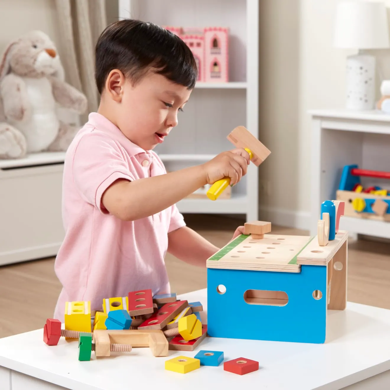 Melissa & Doug Hammer & Saw werkbank hout 32-delig