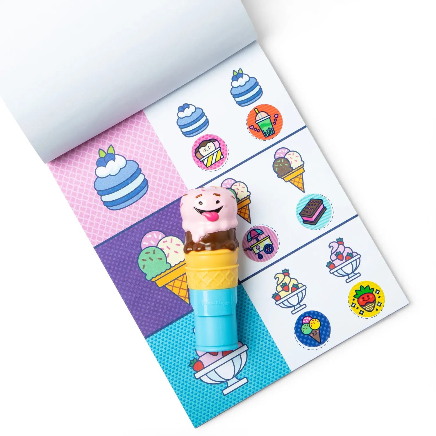 Melissa & Doug Sticker WOW Ice Cream stickerboek bundel 500 stuks