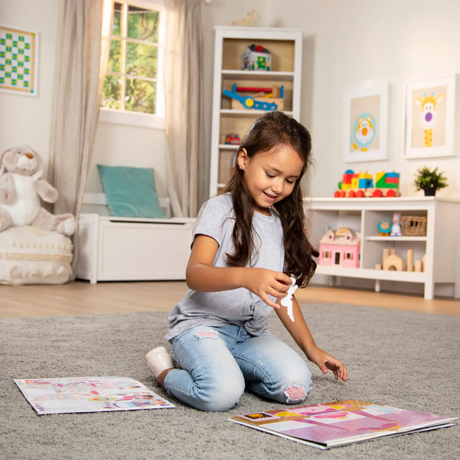 Melissa & Doug Princess Castle stickerboek 200 herbruikbare stickers