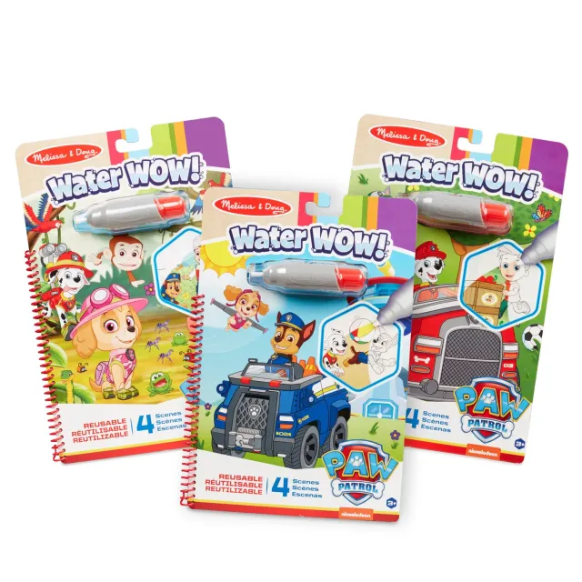Melissa & Doug PAW Patrol Water Wow 3-pack waterboek herbruikbaar