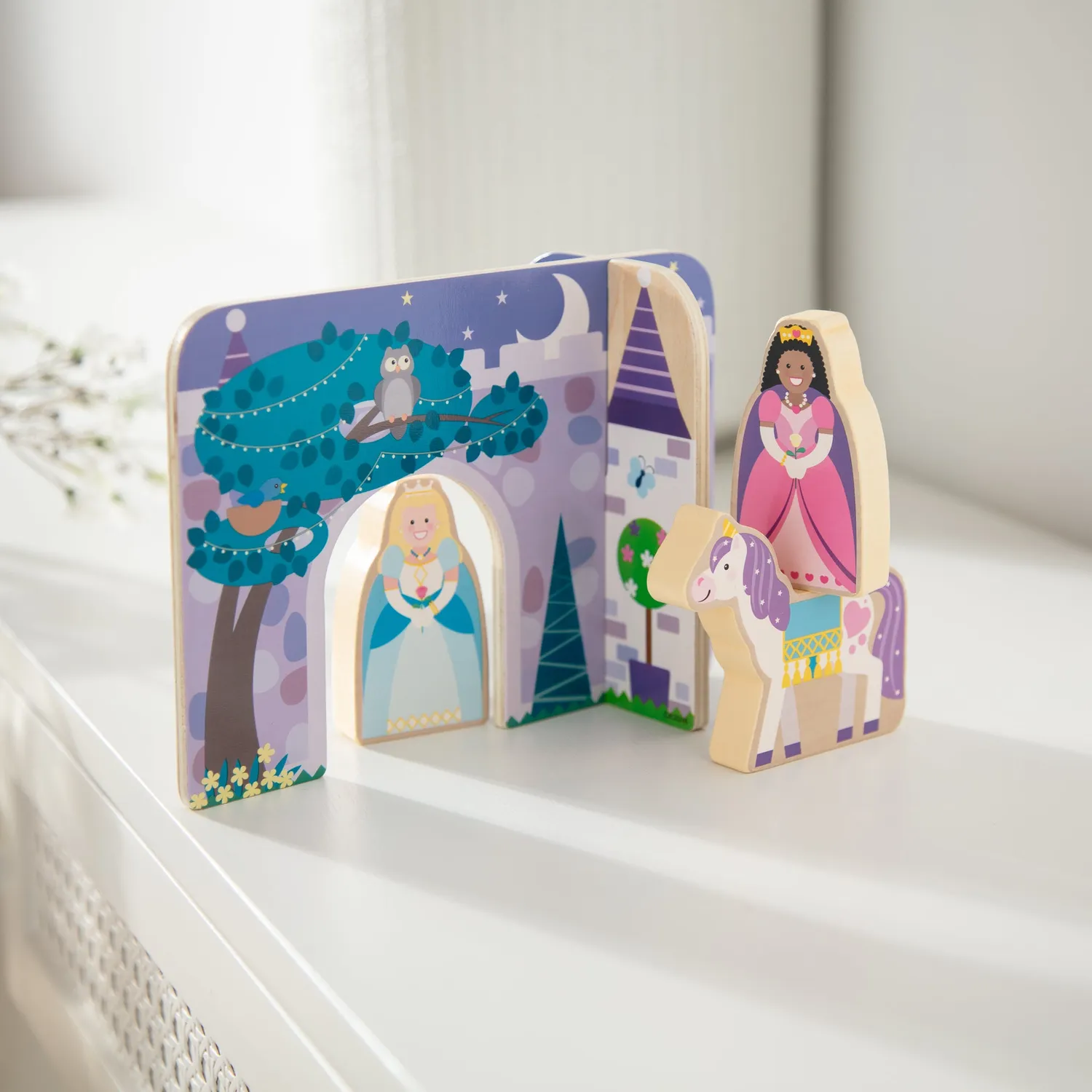 Melissa & Doug Wooden Fairy Tale speelkasteel hout