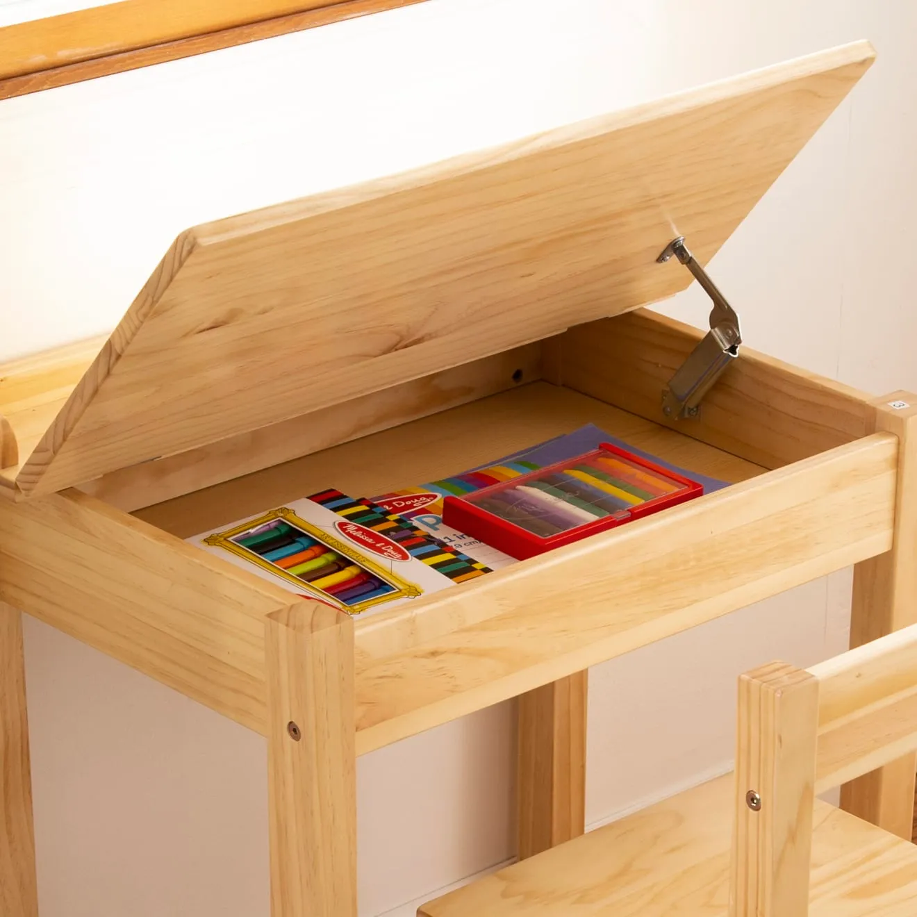 Melissa & Doug Bureau met Stoel Hout Honing Kleur