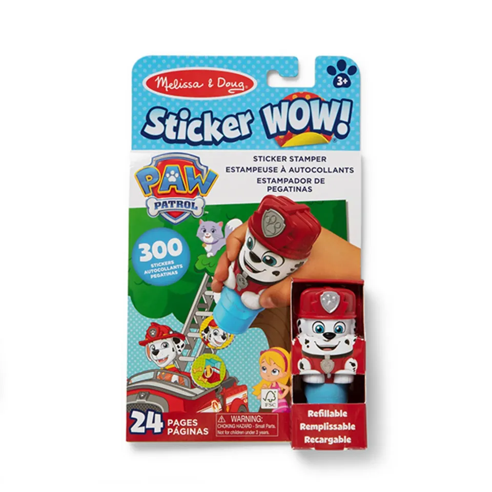 Melissa & Doug Sticker WOW! stickerboek PAW Patrol Marshall