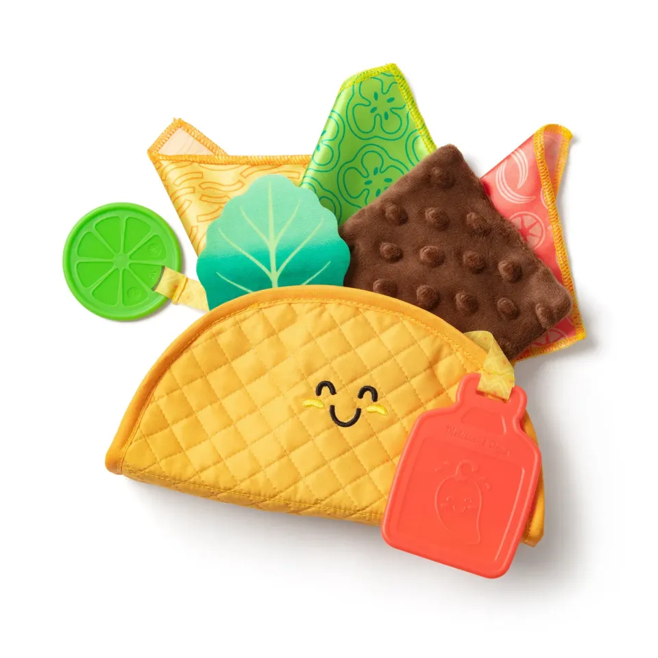 Melissa & Doug Soft Taco babyspeelgoed stof vulling 6 maanden