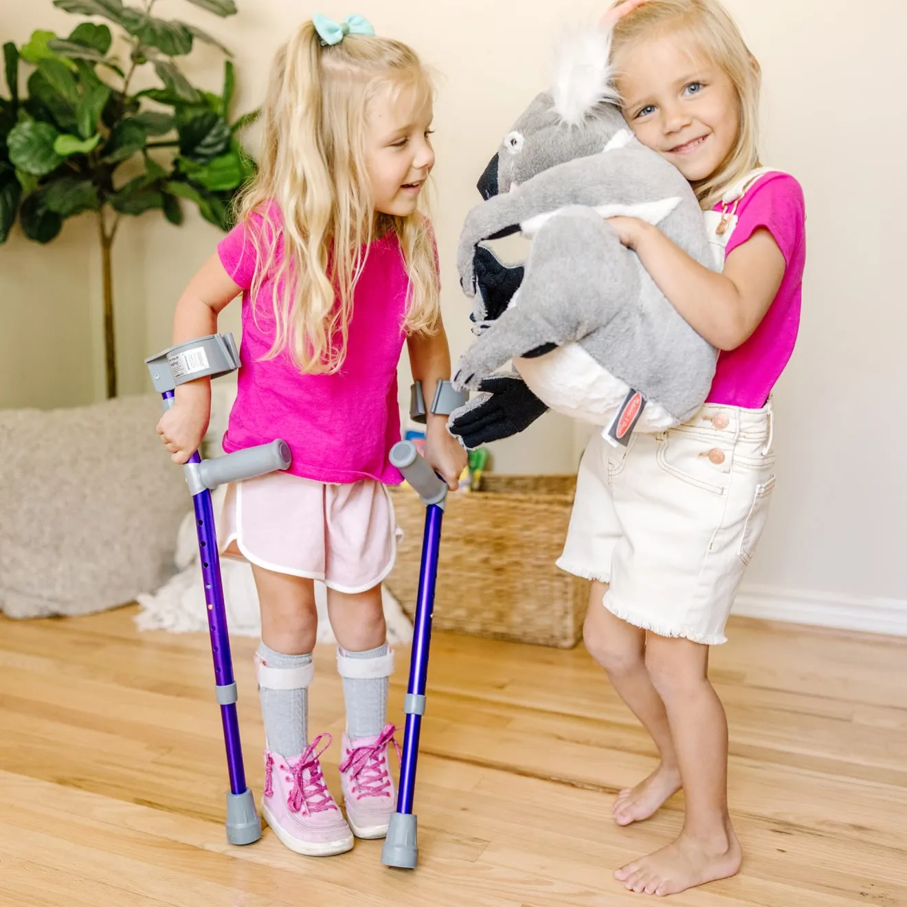 Melissa & Doug Lifelike Plush Koala knuffel 35 cm zacht