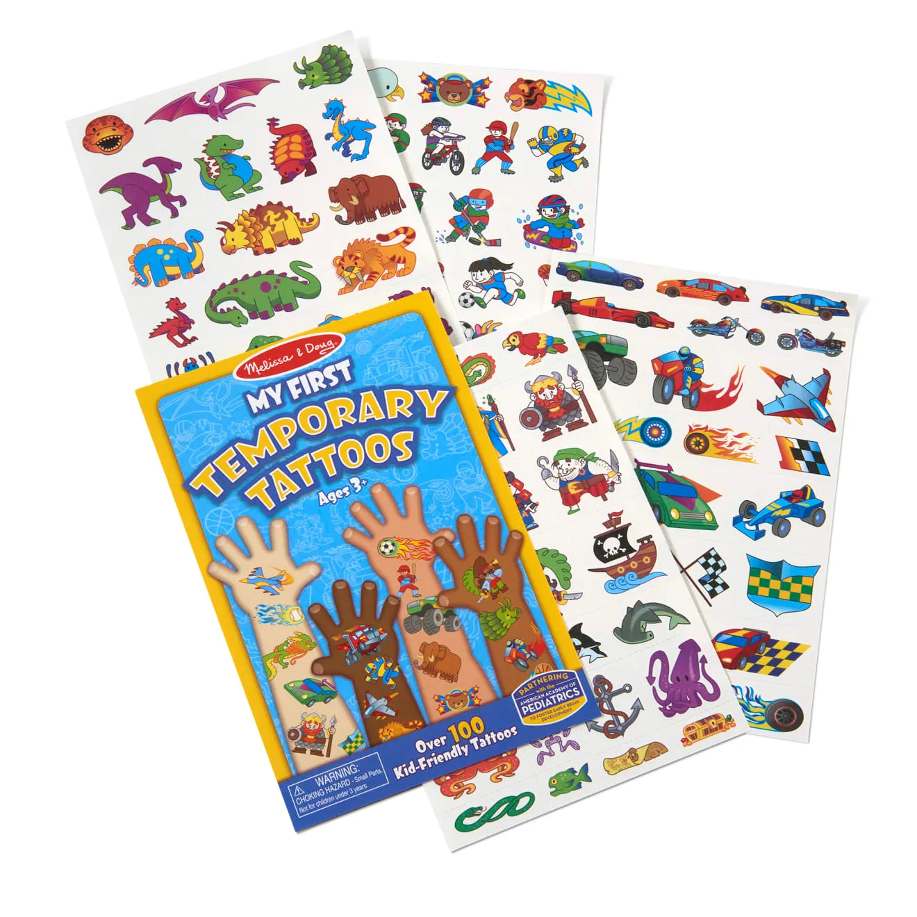 Melissa & Doug My First plaktattoos 100+ stuks avontuur