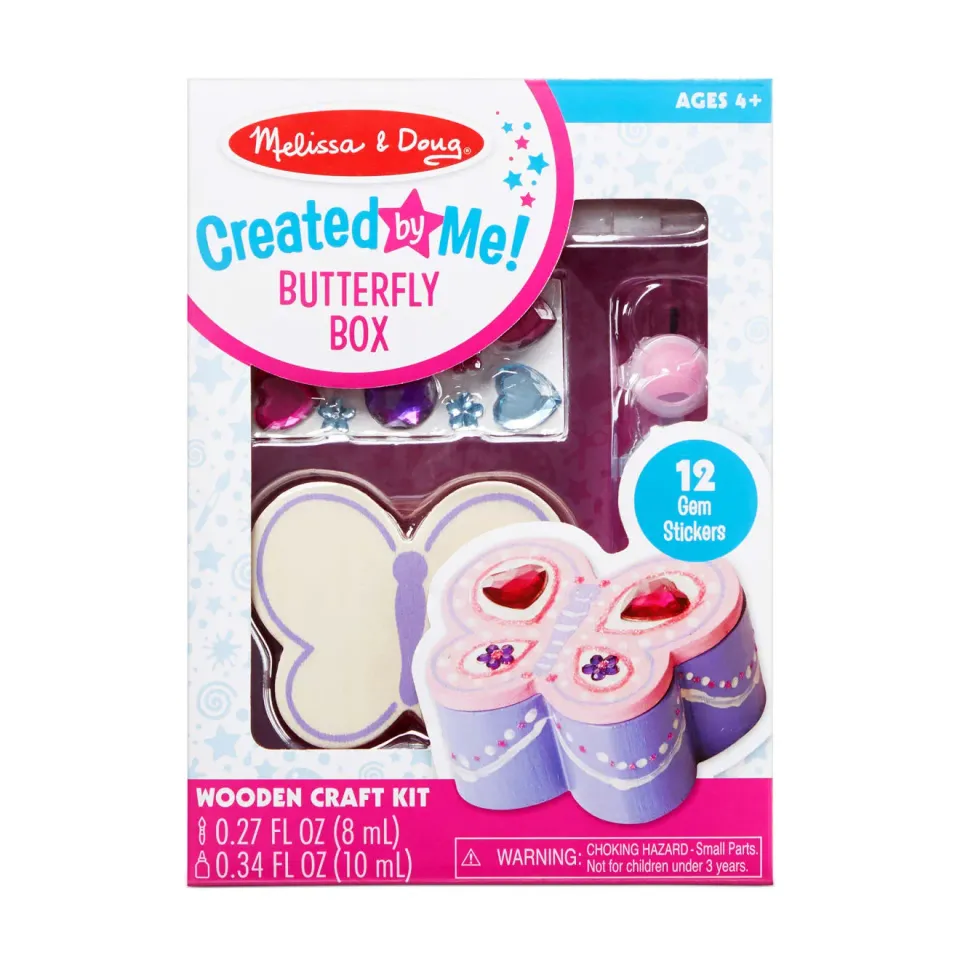 Melissa & Doug Butterfly Box knutselset hout verf