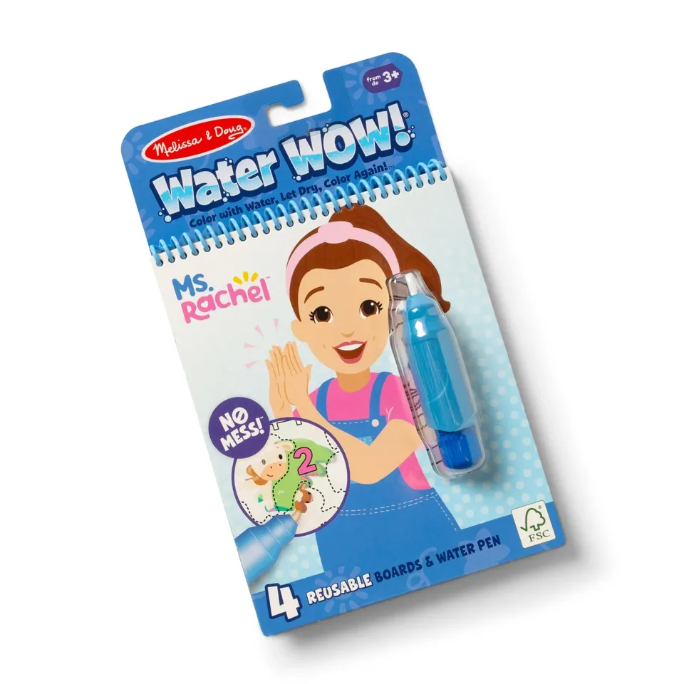 Melissa & Doug Water Wow Ms Rachel Find Count kleurboek