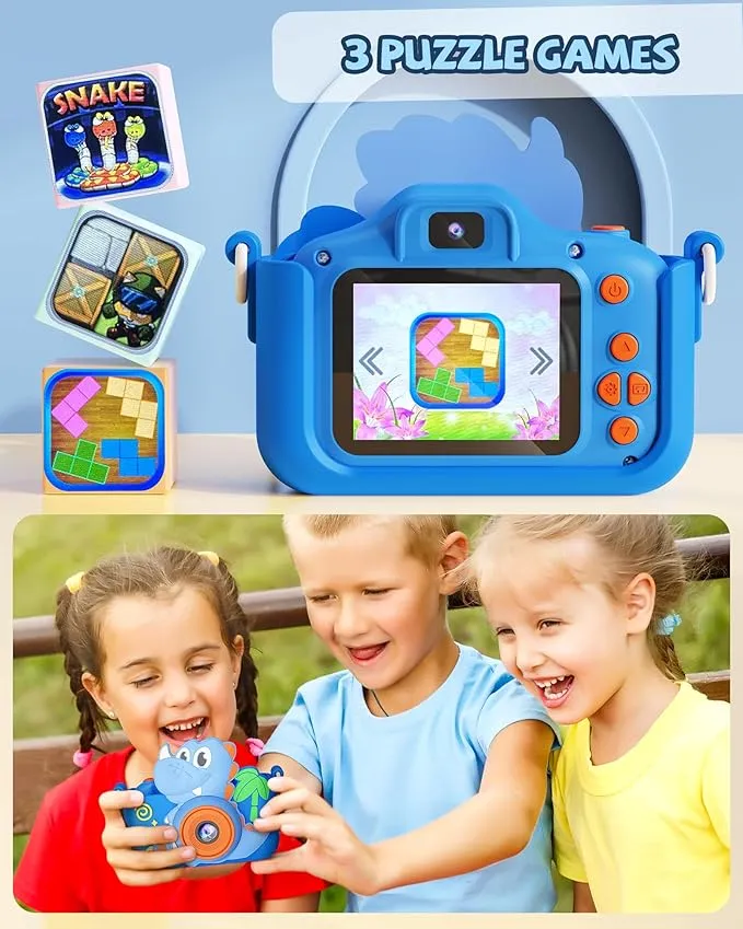 KOKODI kindercamera Roze digitaal met 32GB kaart