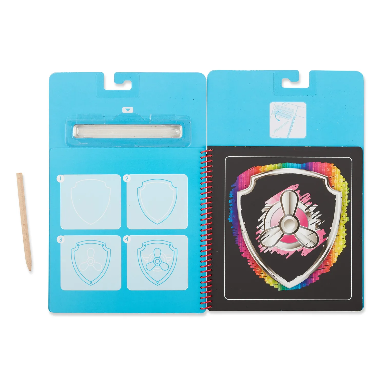 Melissa & Doug PAW Patrol Skye krasblok met pen