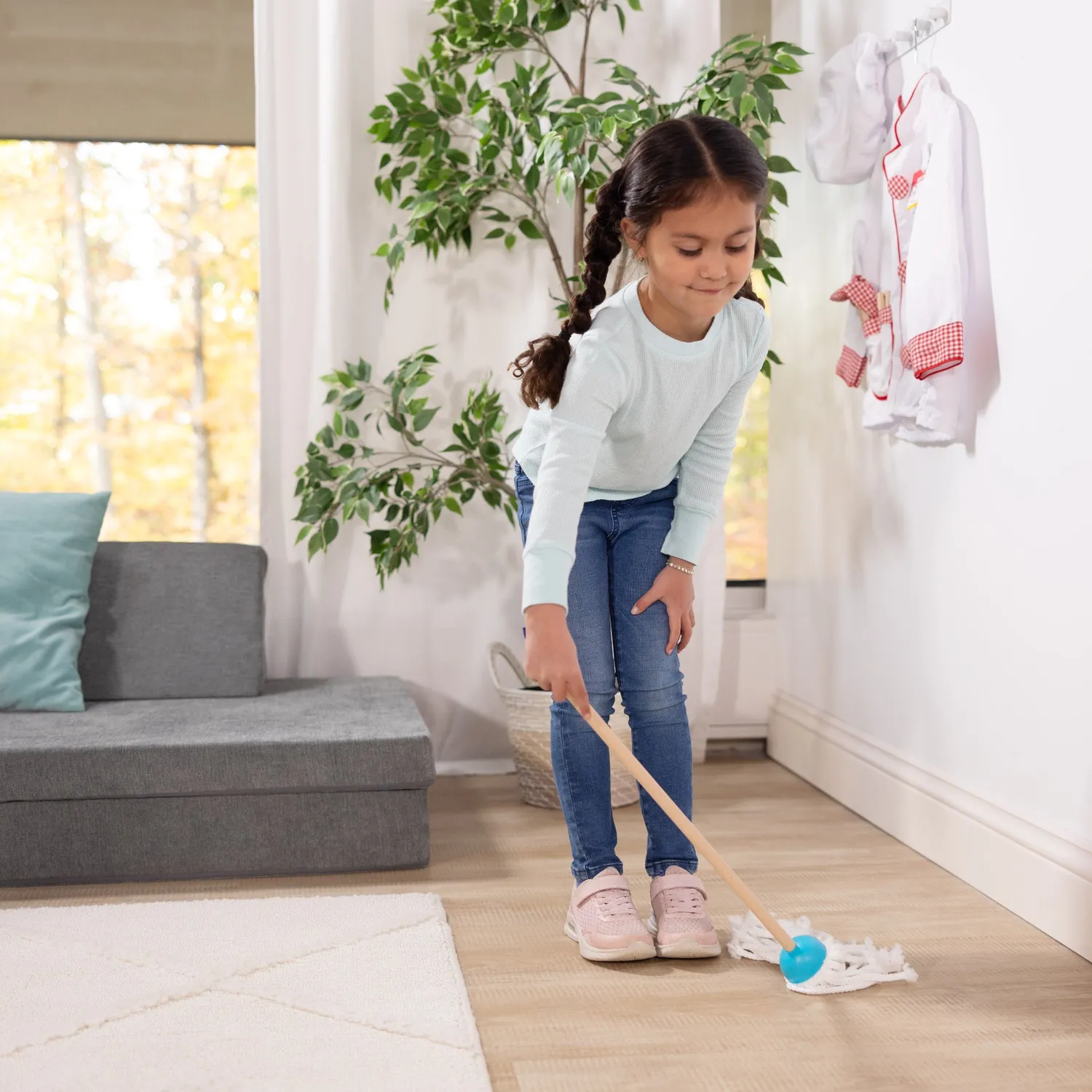 Melissa & Doug Dust Sweep Mop schoonmaakset 6-delig
