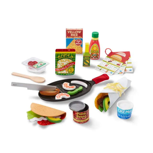 Melissa & Doug Fill & Fold Taco speelset 43-delig