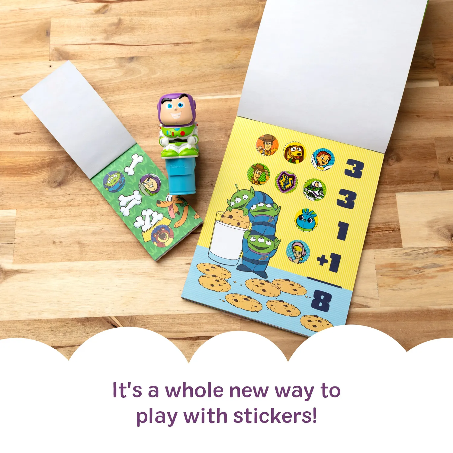 Melissa & Doug Sticker WOW Buzz Lightyear stempelset Disney