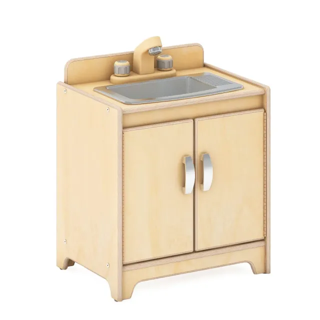 Guidecraft EdQ speelgootsteen Natural hout 51 cm