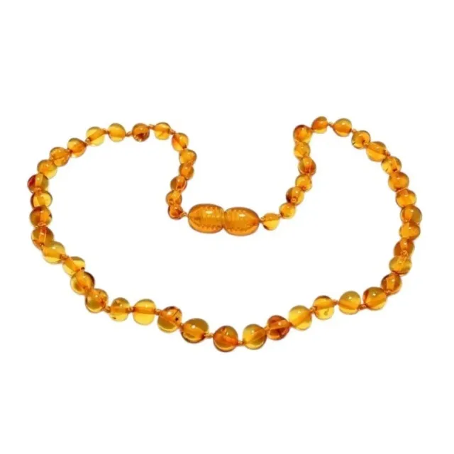 Ginger Fairy Barnsteen kinderketting honing glans 32 cm