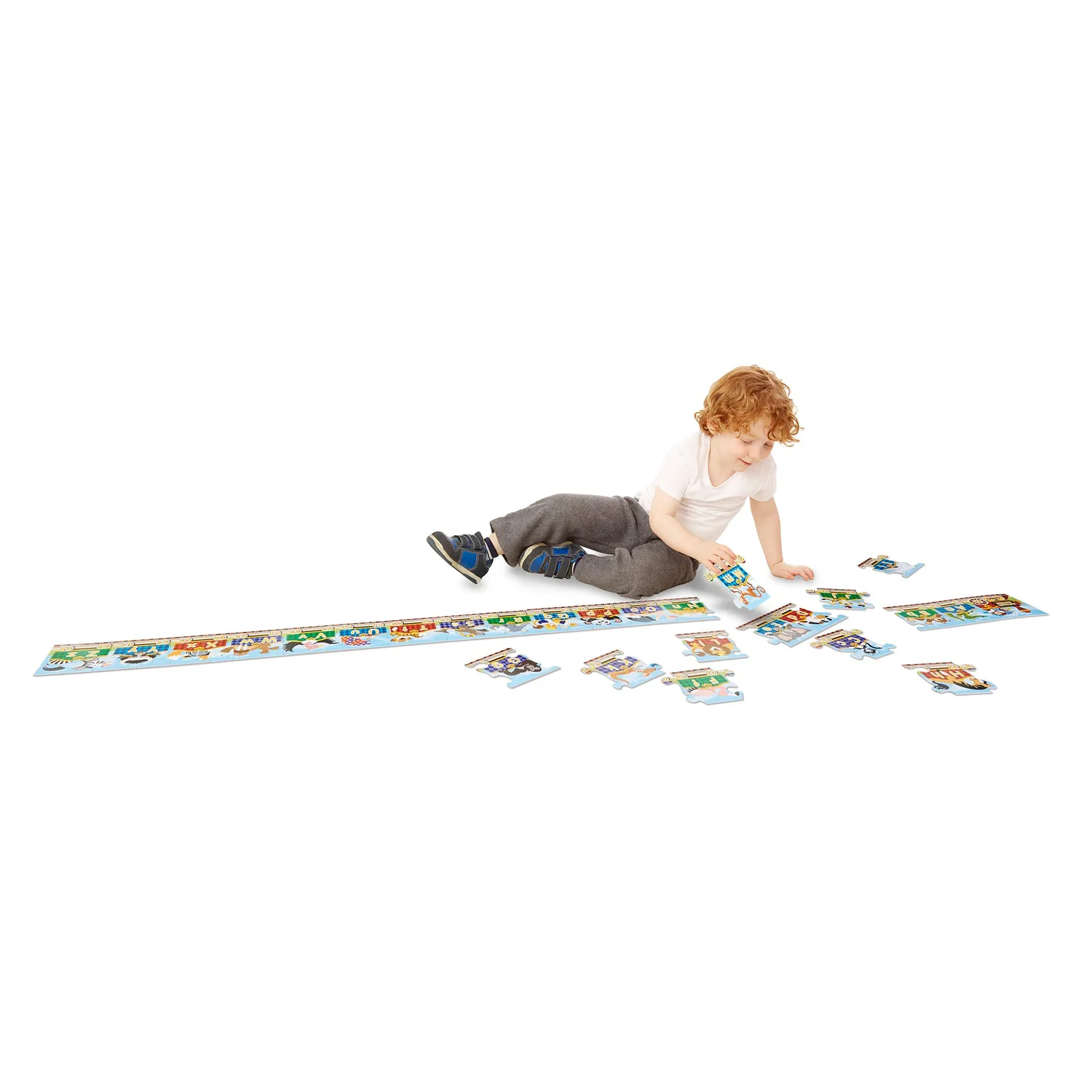 Melissa & Doug Alphabet Express vloerpuzzel 27 stukjes