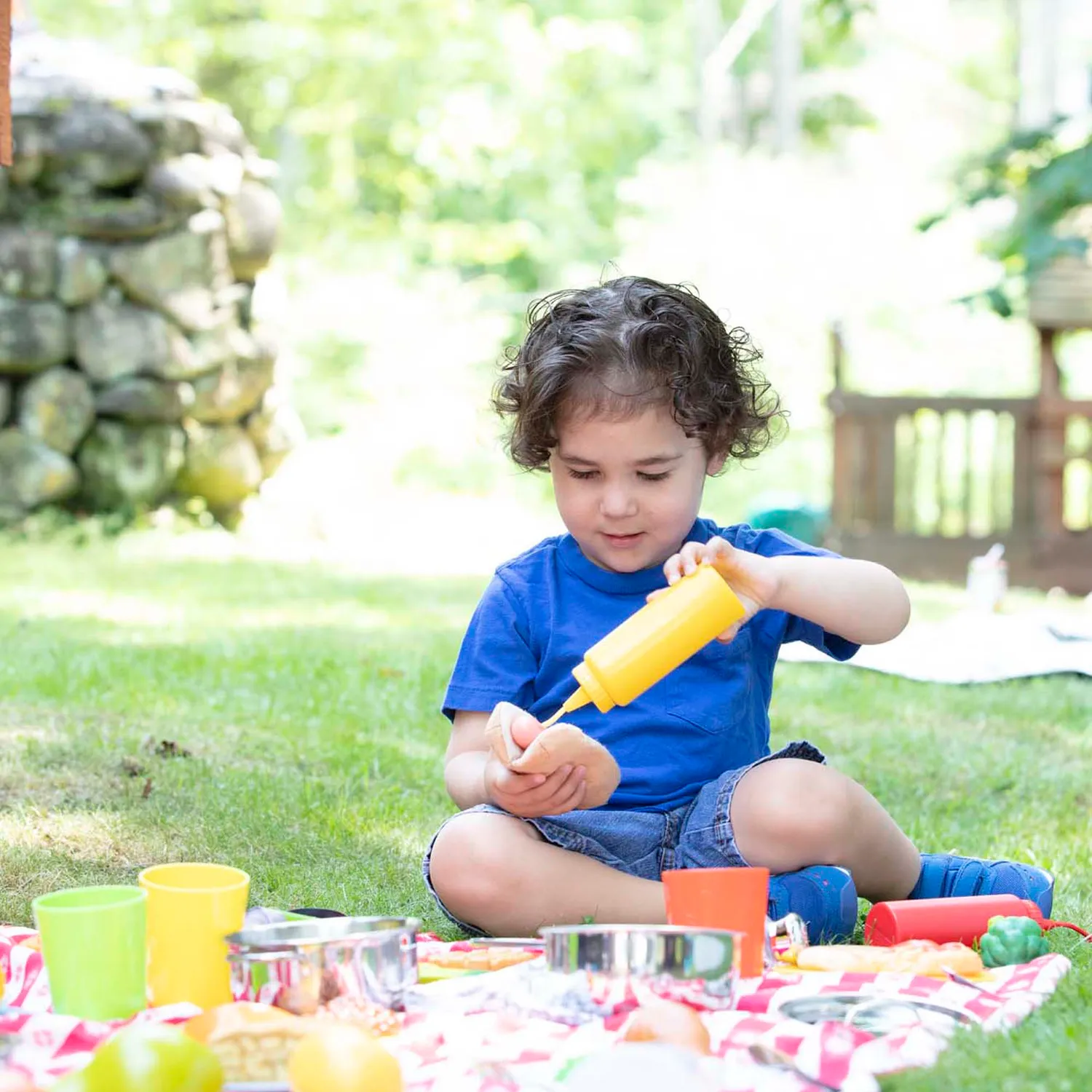 Melissa & Doug Condiments speelgoed keukenset 6-delig
