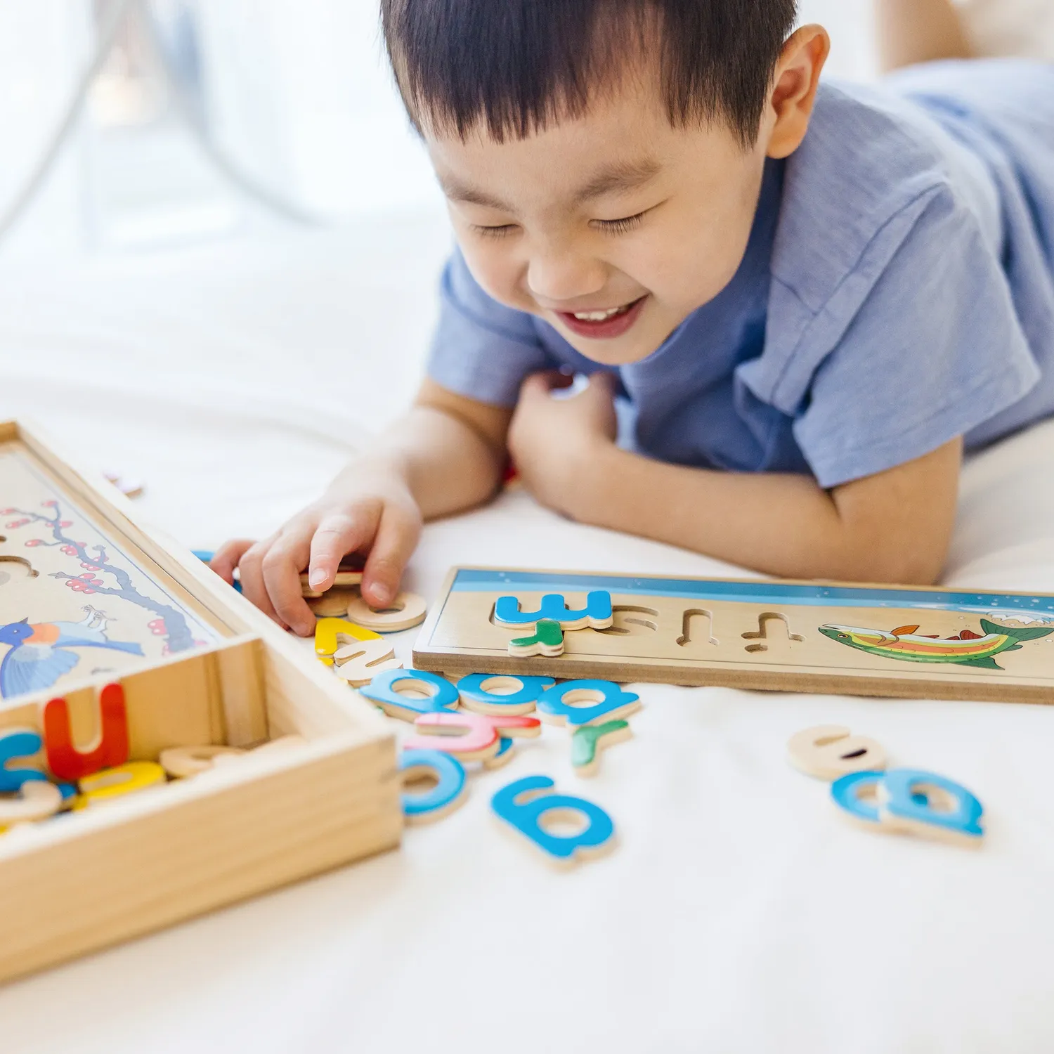 Melissa & Doug Early Learning puzzelset 3 houten puzzels