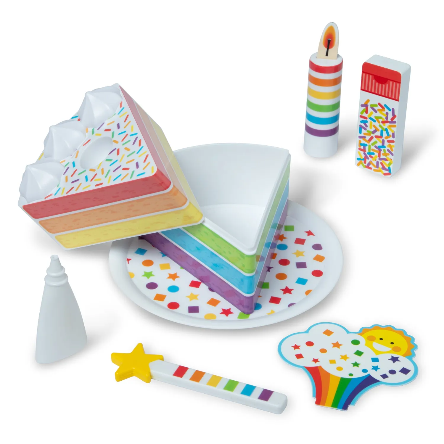 Melissa & Doug Birthday Surprise taart speelset bewaardoos