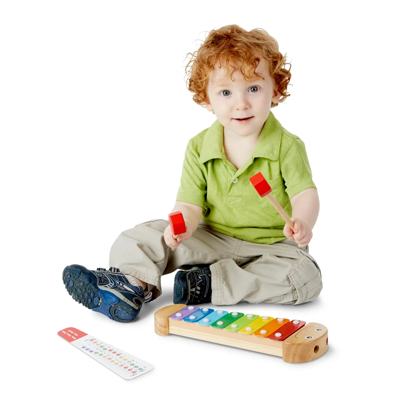 Melissa & Doug Caterpillar xylofoon hout 8 tonen