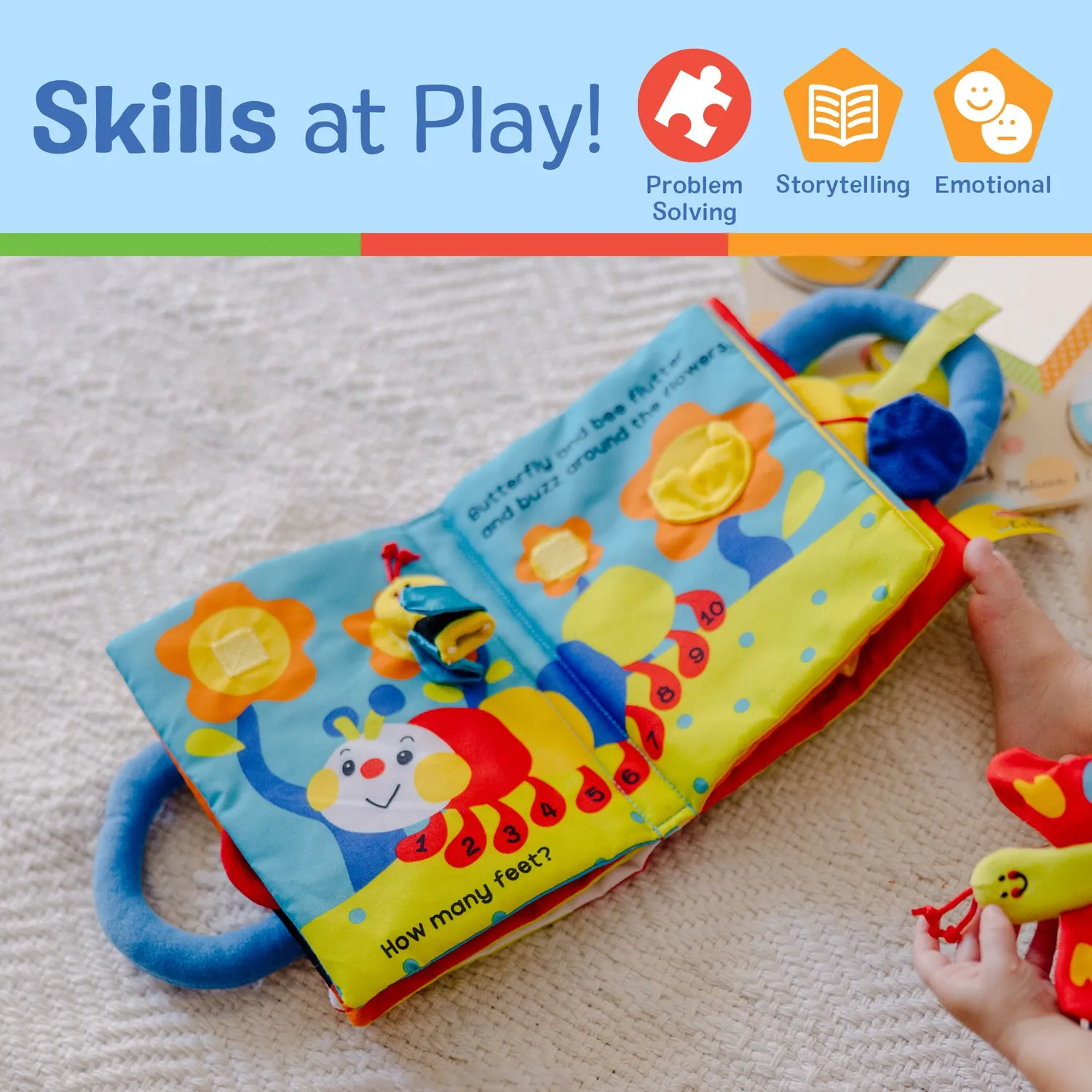 Melissa & Doug K's Kids My First Activity Book stoffenboek baby