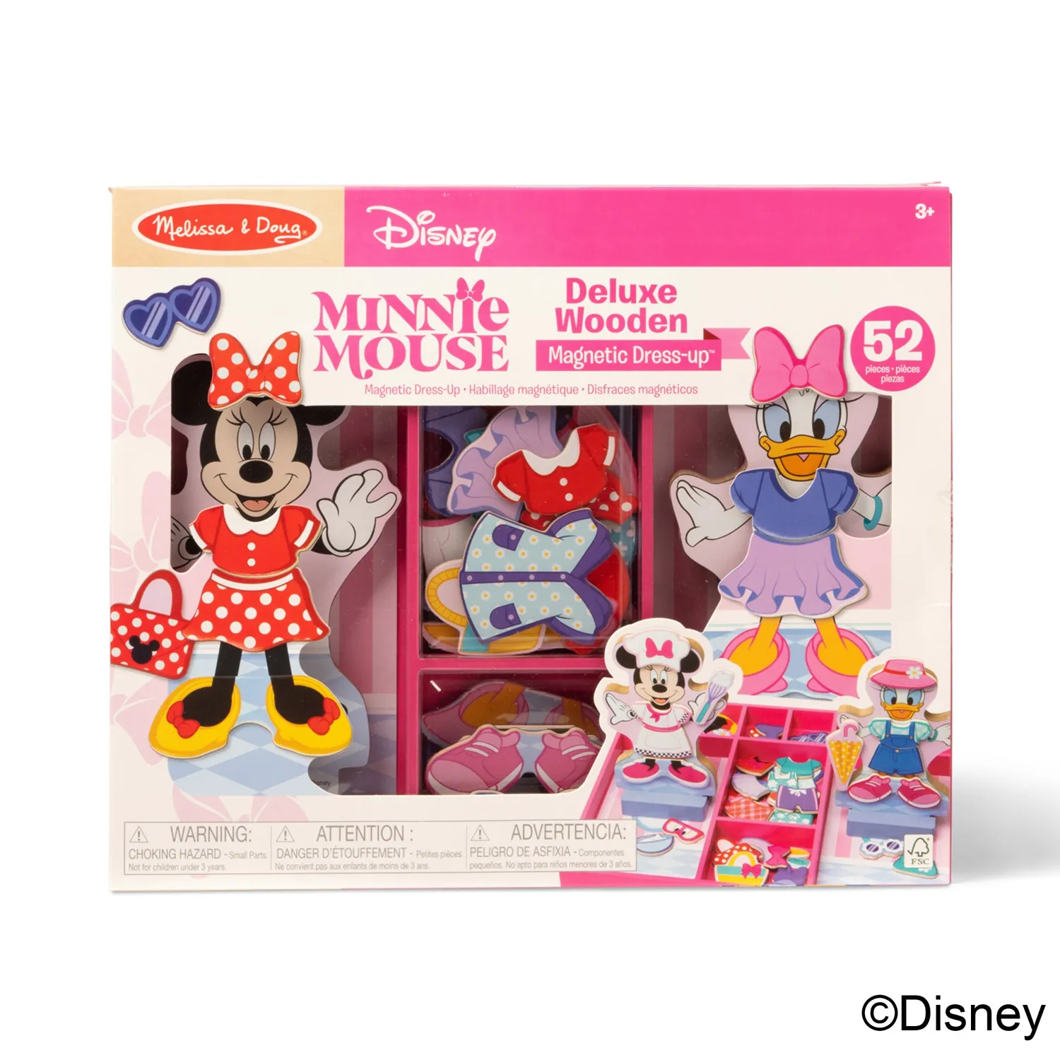 Melissa & Doug Minnie Daisy magnetische aankleedpoppen