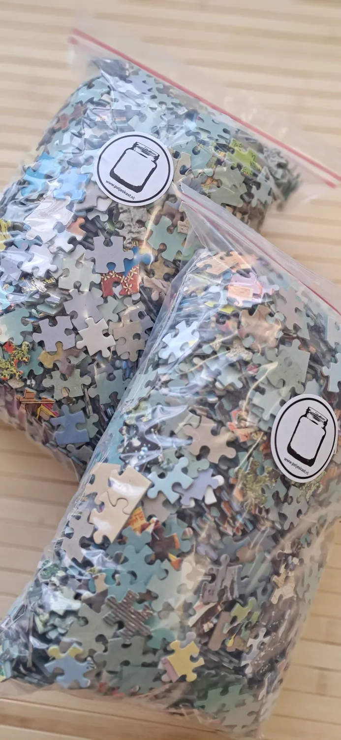 De Potjeskast Puzzelstukjes speelbakvulling 2 kilo