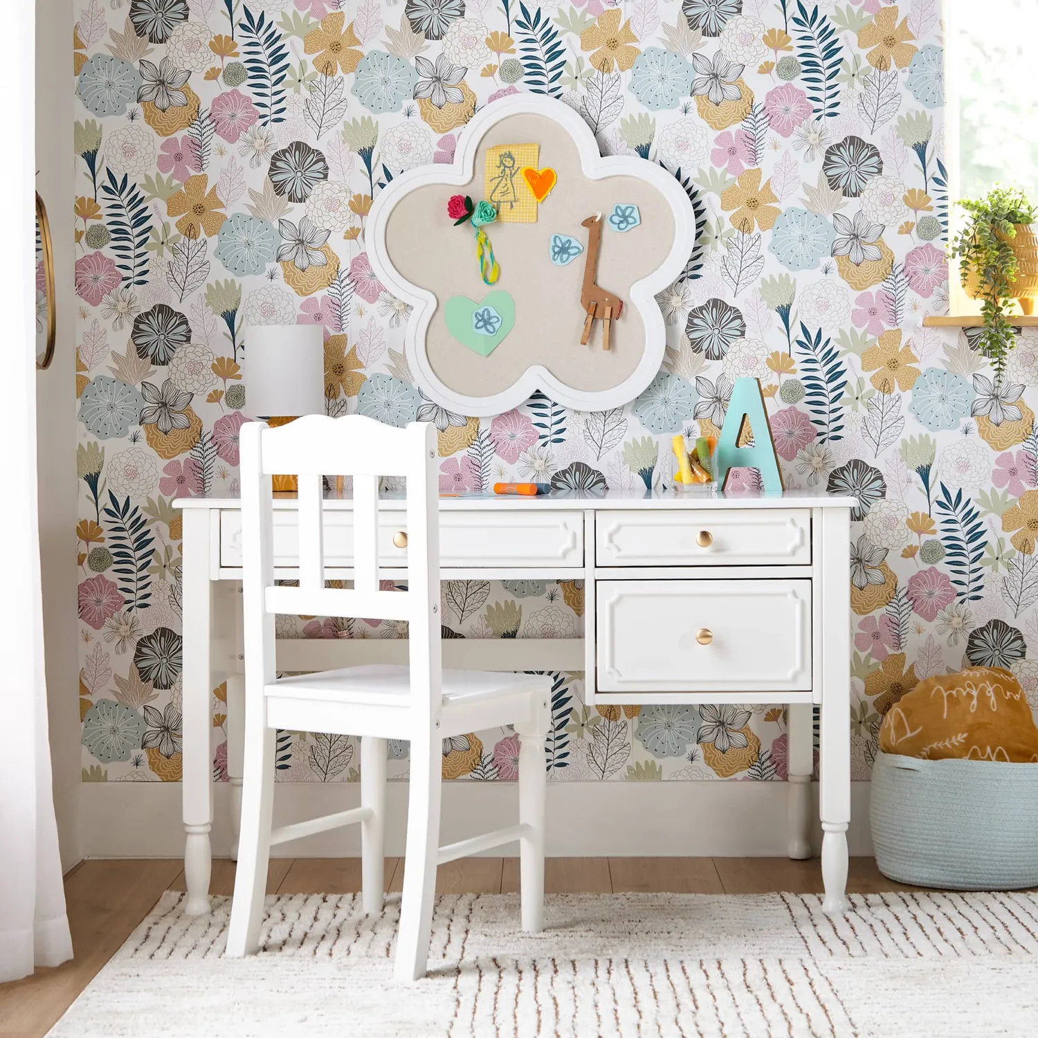 Guidecraft Avery kinderbureau met stoel hout 112 cm