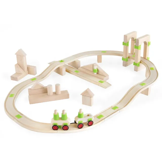 Guidecraft Block Science Foundation bouwset 55-delig
