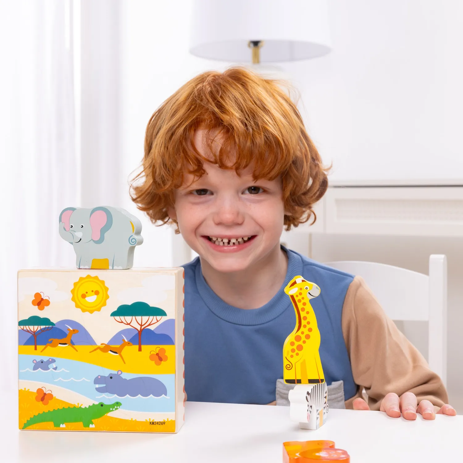 Melissa & Doug Houten Safari Dieren Matchspel 4 stuks
