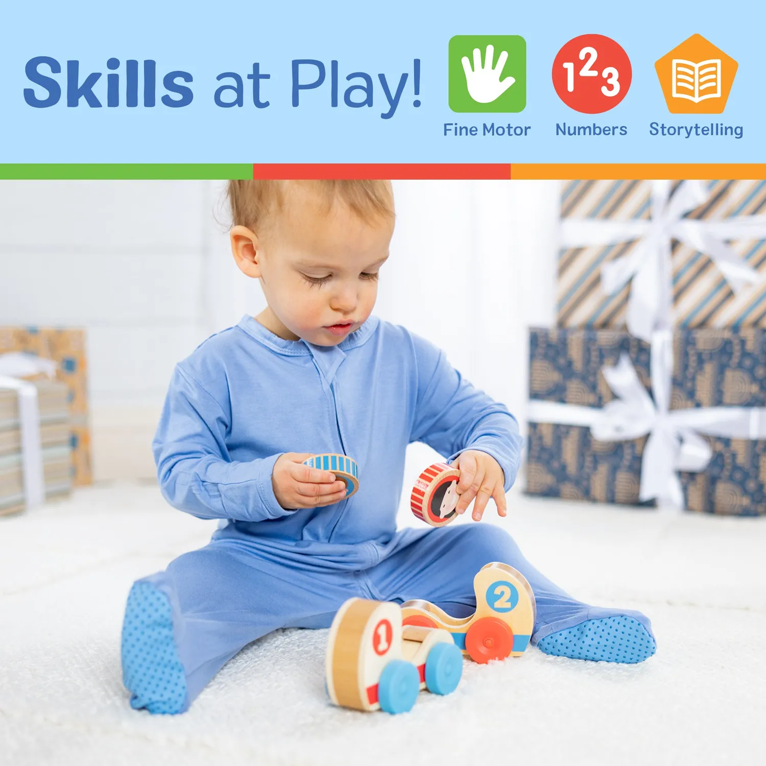 Melissa & Doug GO Tots Houten Raceauto’s 2 Stuks Peuter
